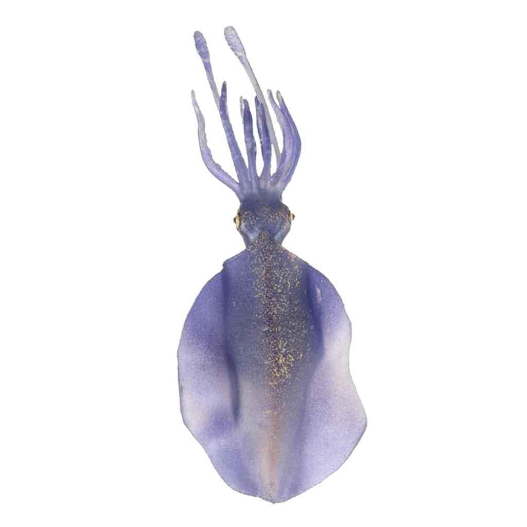 Marine Animal Model Solid Simulation Intelligence Learning Toys Purple Squid