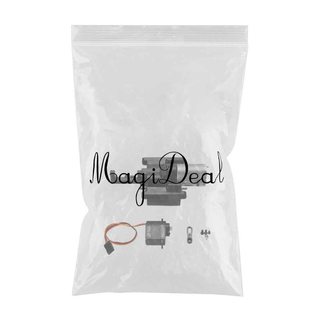1/16 Metal RC Gearbox & Servo for WPL B16 B24 B14 C14 B36 JJRC Q60 MN35 MN66