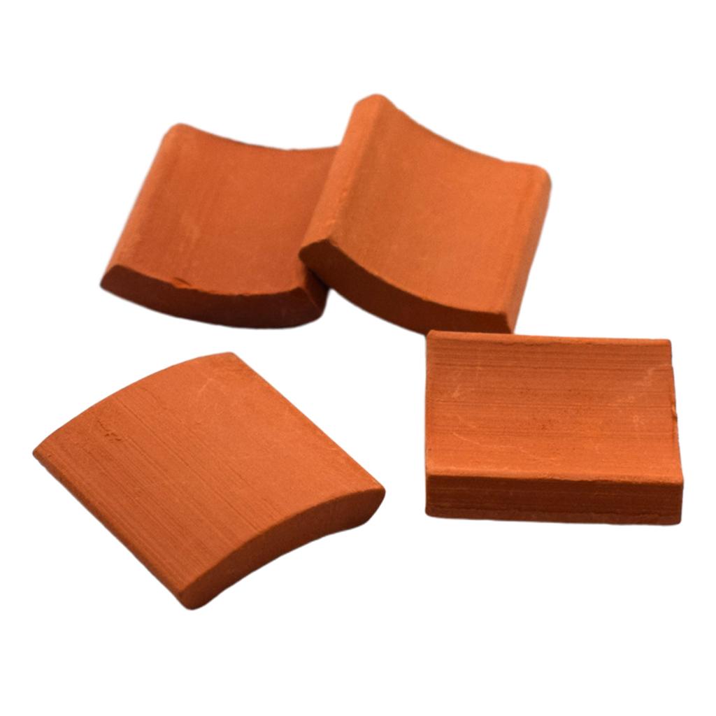 4x1:8 Miniature Bricks Scale Model Train Diorama Scenery 30pcs Red Tile