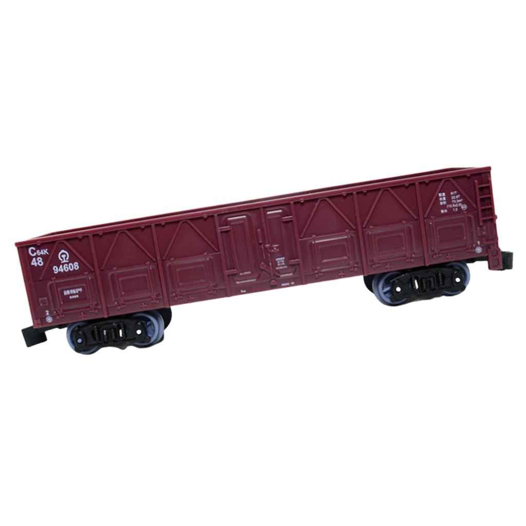 1:87 Simulation Train Model Carriage Kids Toy Electric Track Freight Cars D