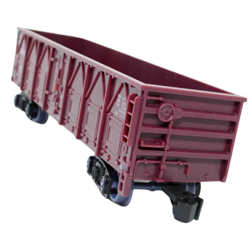 1:87 Simulation Train Model Carriage Kids Toy Electric Track Freight Cars D