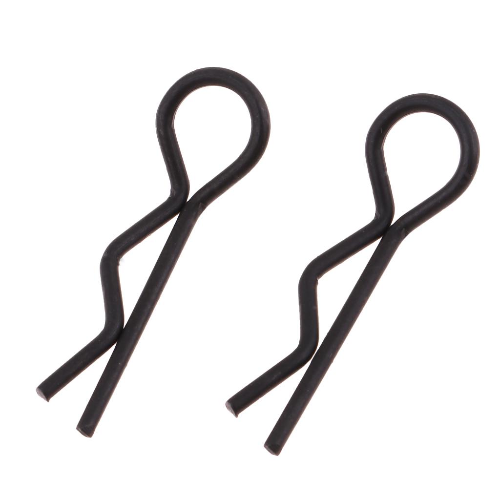 4x20pcs/set RC Car R-Pins fit 1/10 1/12 1/16 1/18 RC Car Truggy Accessory Black