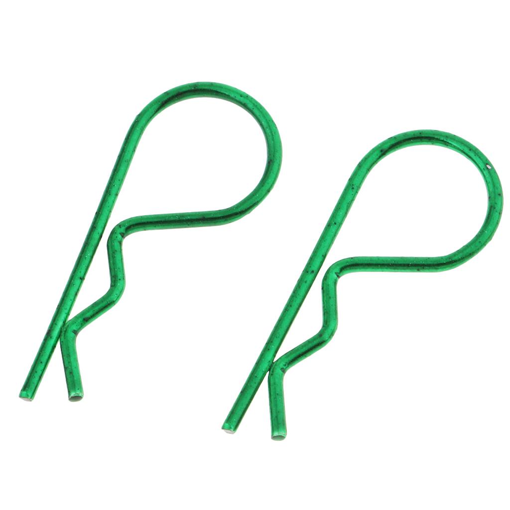 2x20pcs/set RC Car R-Pins fit 1/10 1/12 1/16 1/18 RC Car Truggy Accessory Green