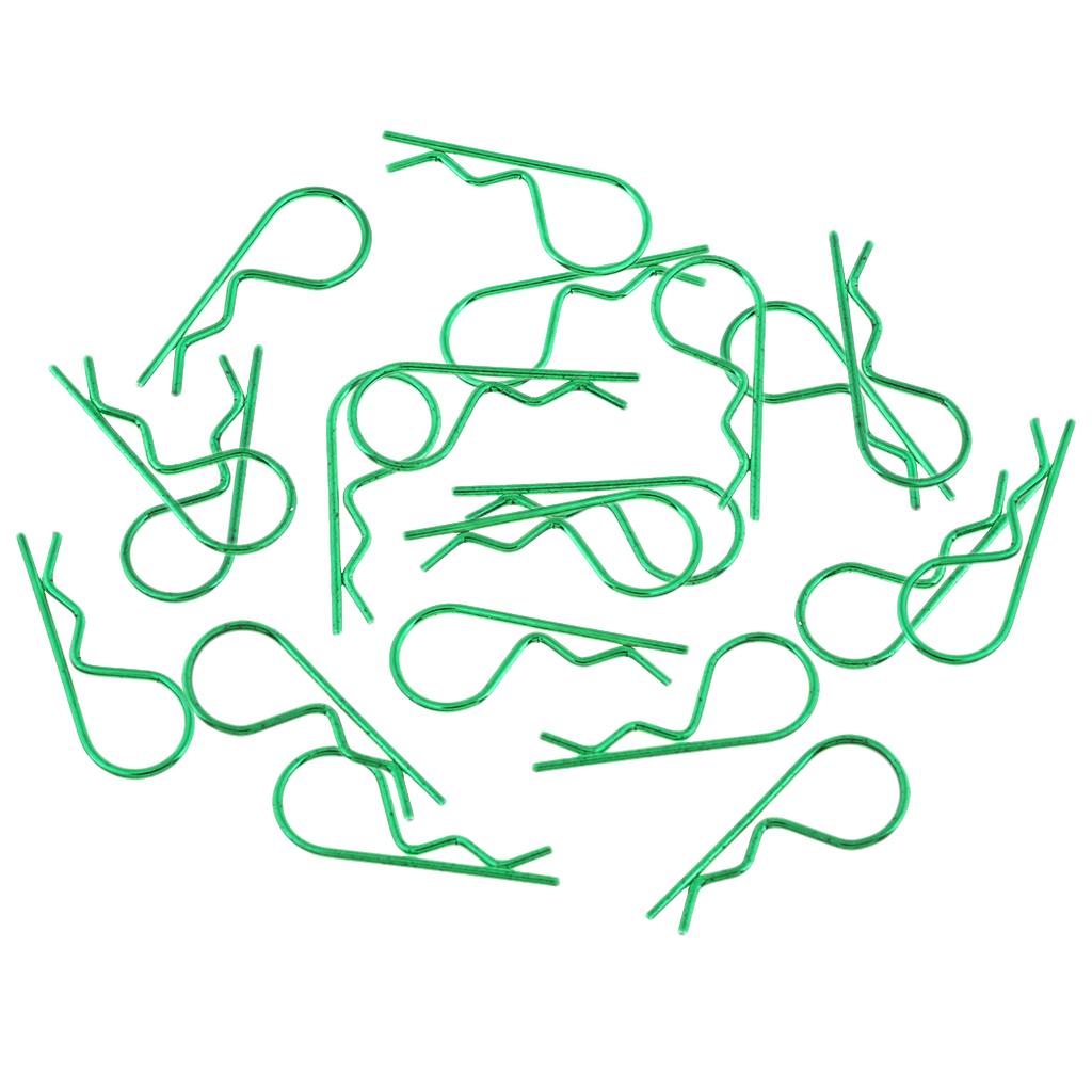 3x20pcs/set RC Car R-Pins fit 1/10 1/12 1/16 1/18 RC Car Truggy Accessory Green