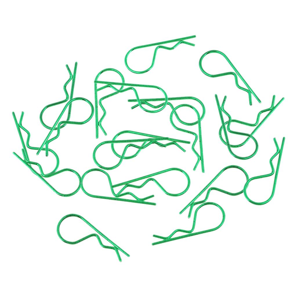 2x20pcs/set RC Car R-Pins fit 1/10 1/12 1/16 1/18 RC Car Truggy Accessory Green