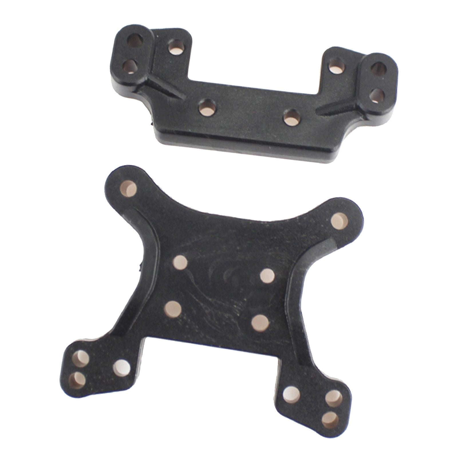 2xBlack Plastic RC Car Shock Absorber Plate Set Fits 1:12 WLtoys 124018 Parts