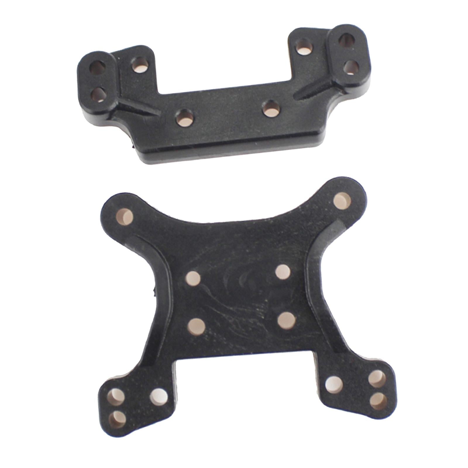 2xBlack Plastic RC Car Shock Absorber Plate Set Fits 1:12 WLtoys 124018 Parts
