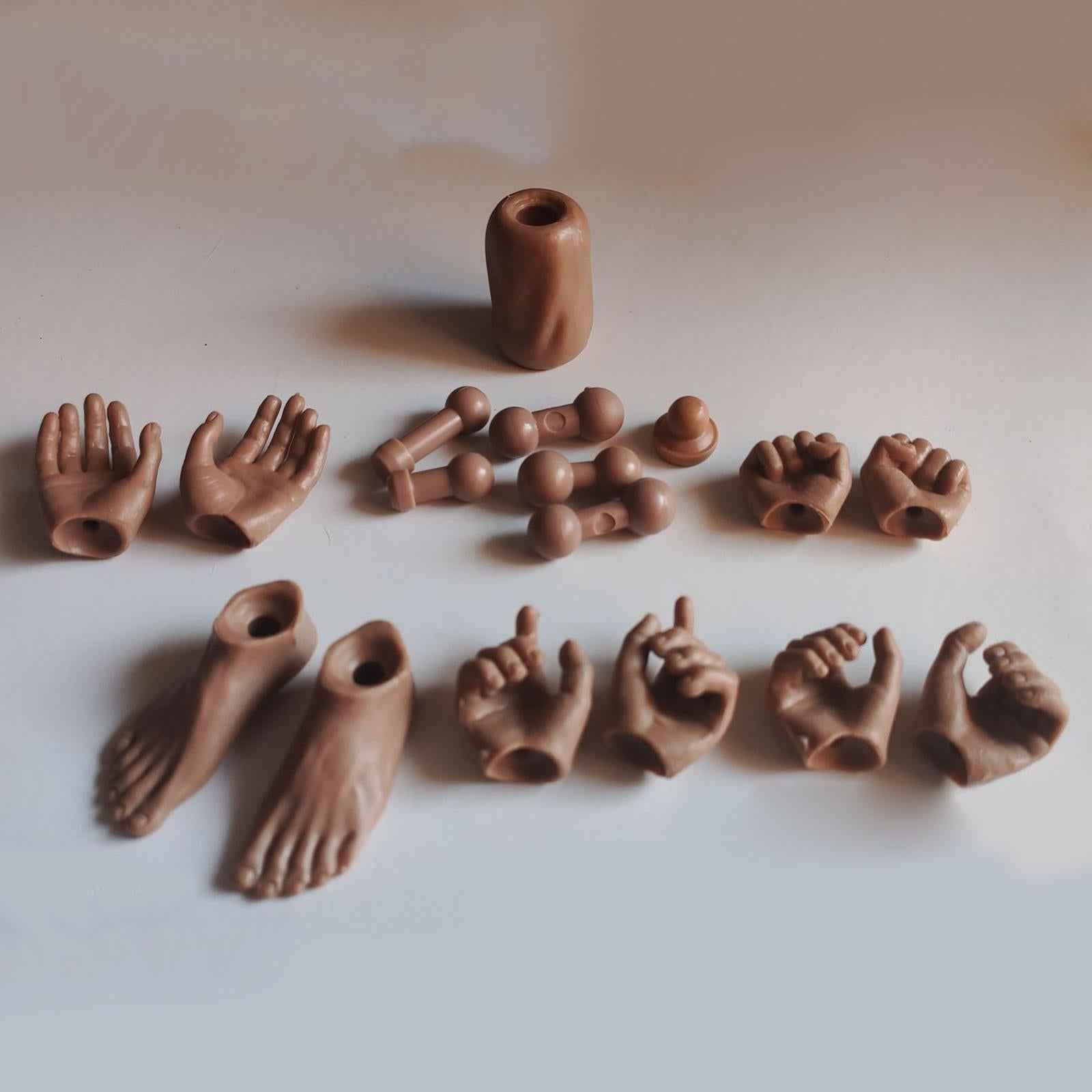 Nude Male / Female 1/6 Scale Action Figure Pair of Feet  Style 5