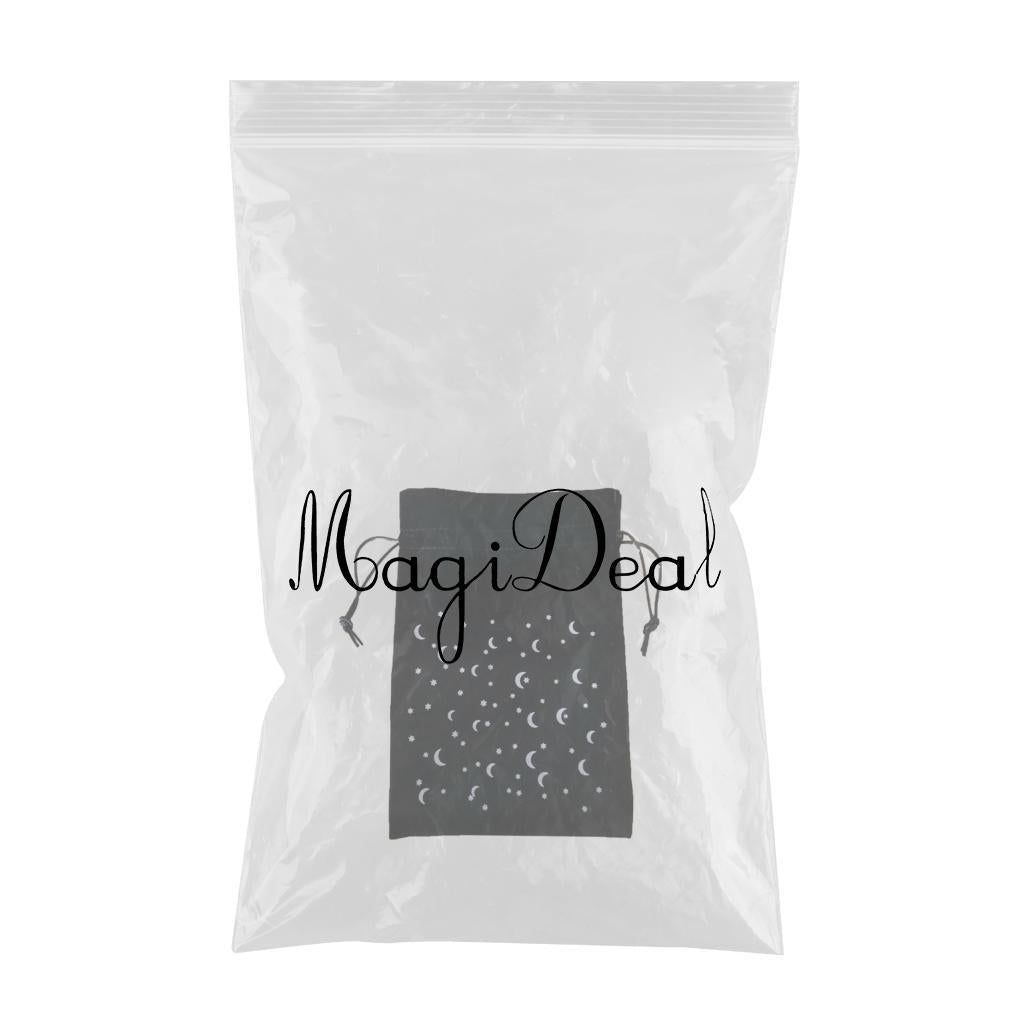 4xVelvet Tarot Card Container 13x18cm w/ Drawstring for Board Game Accessories