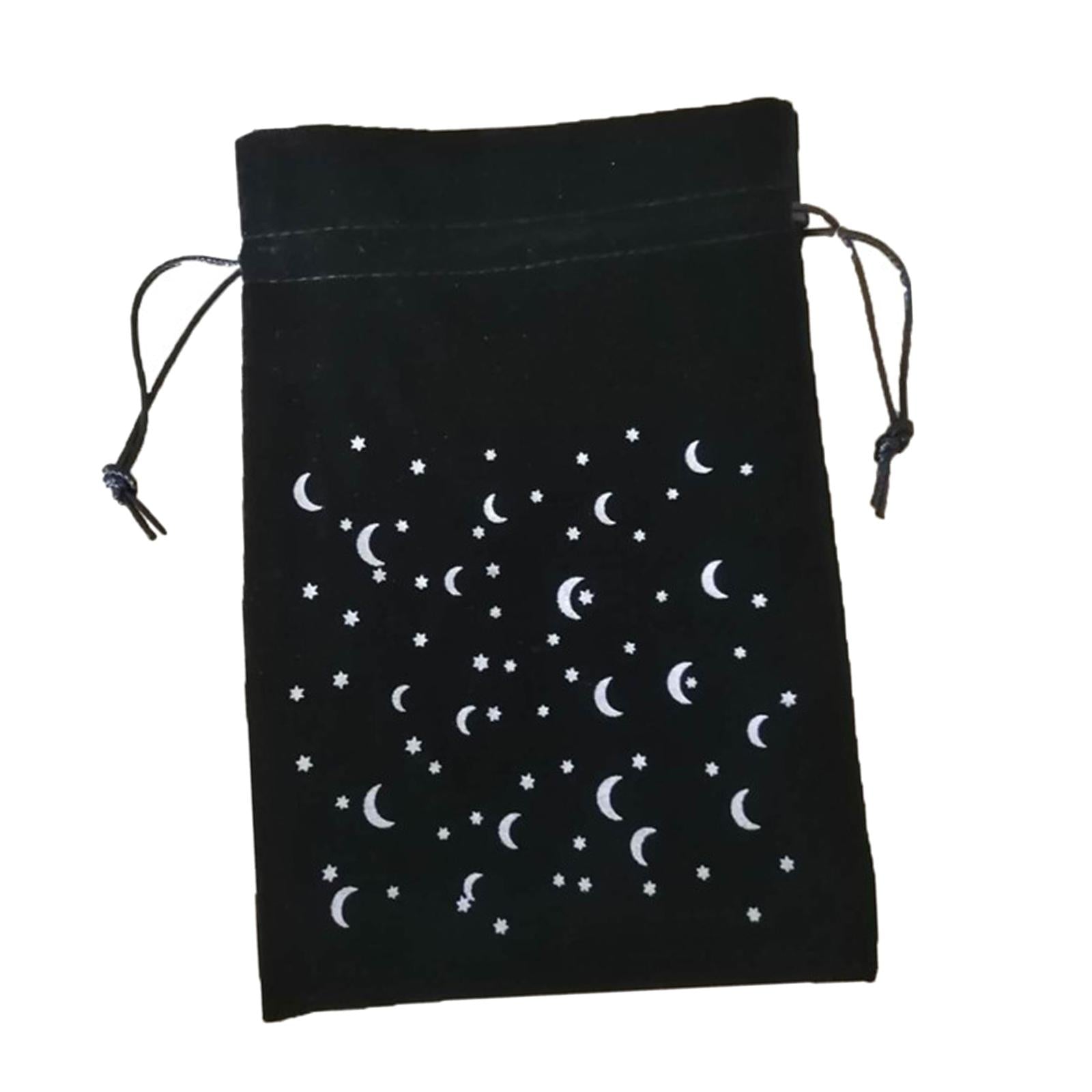 4xVelvet Tarot Card Container 13x18cm w/ Drawstring for Board Game Accessories