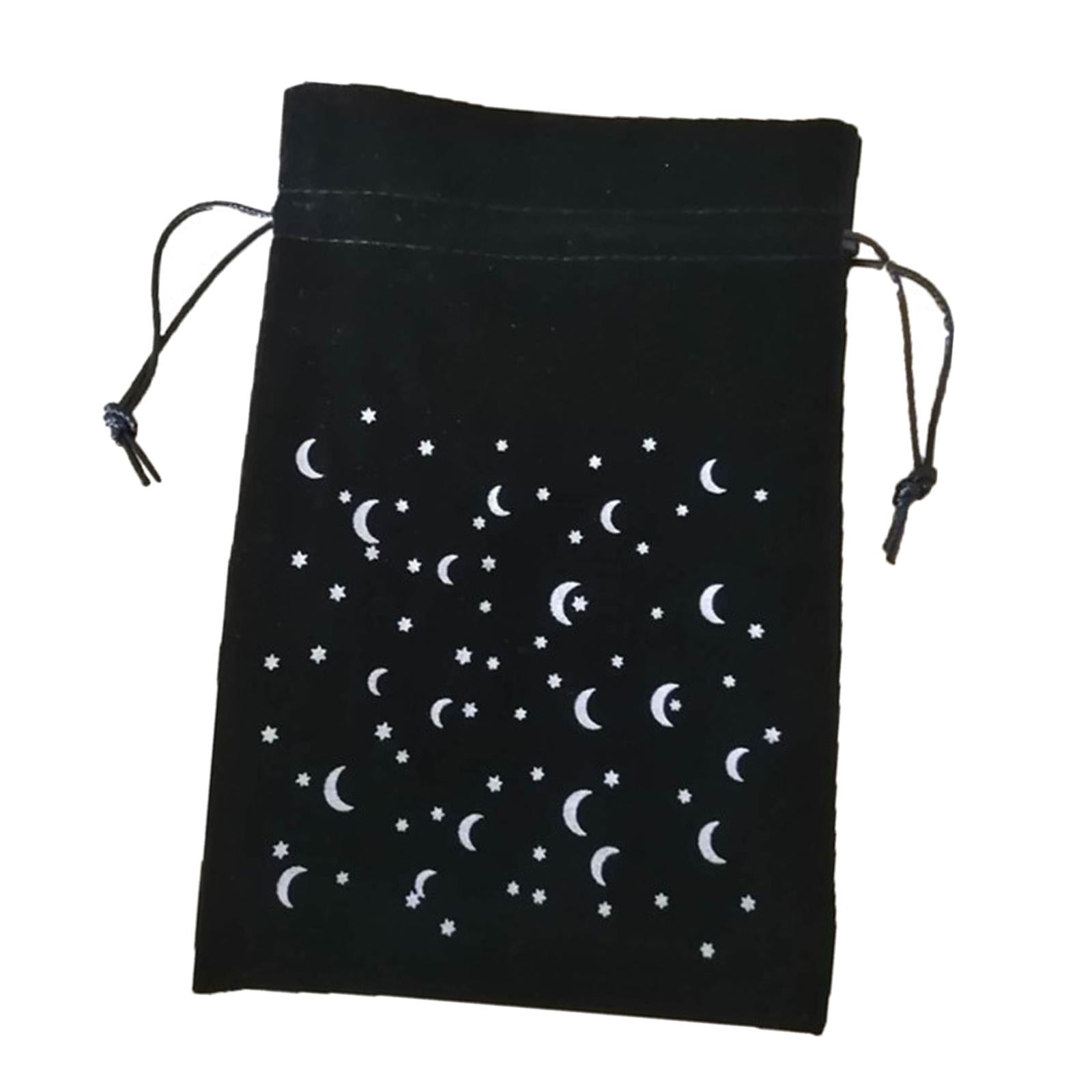 2xVelvet Tarot Card Container 13x18cm w/ Drawstring for Board Game Accessories