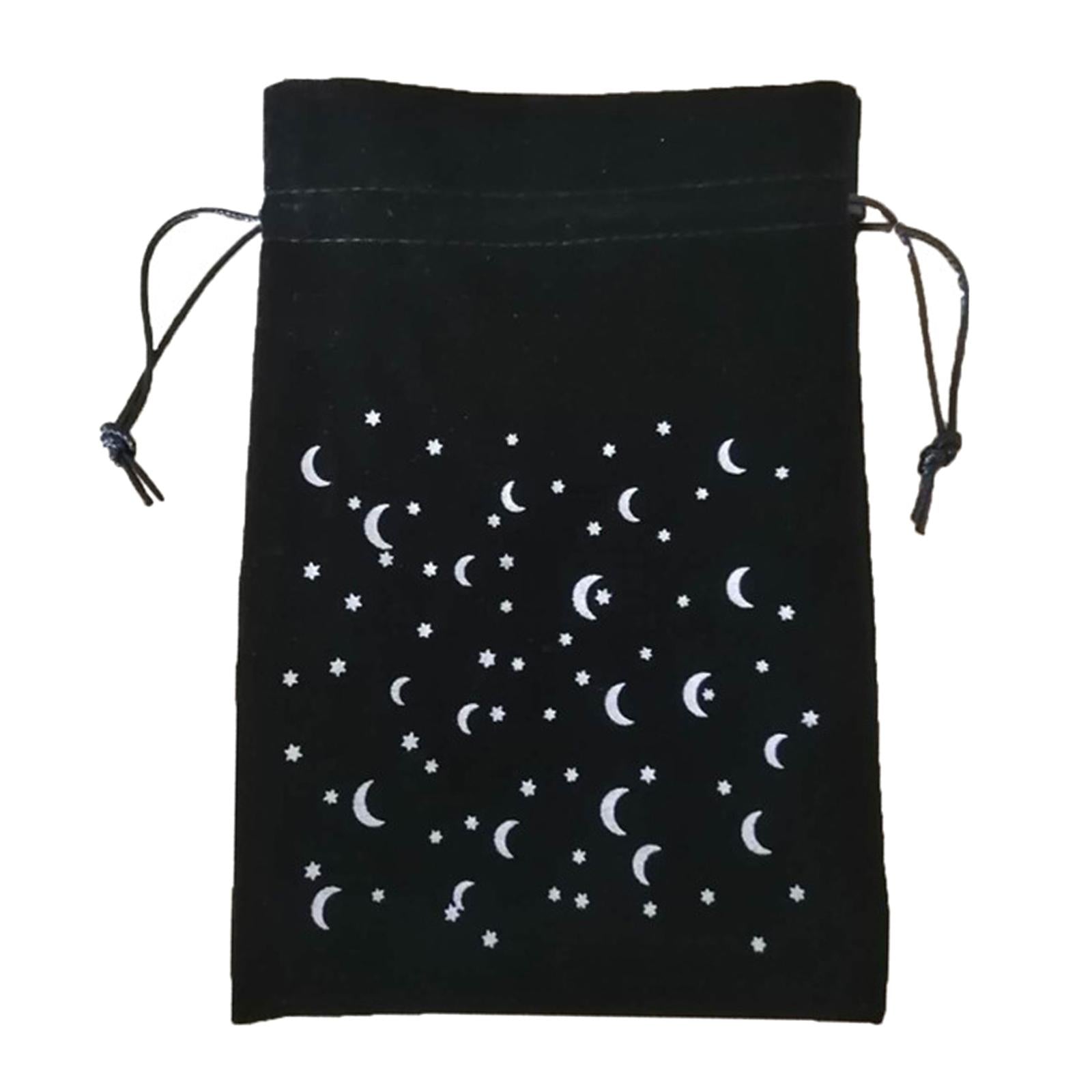 2xVelvet Tarot Card Container 13x18cm w/ Drawstring for Board Game Accessories