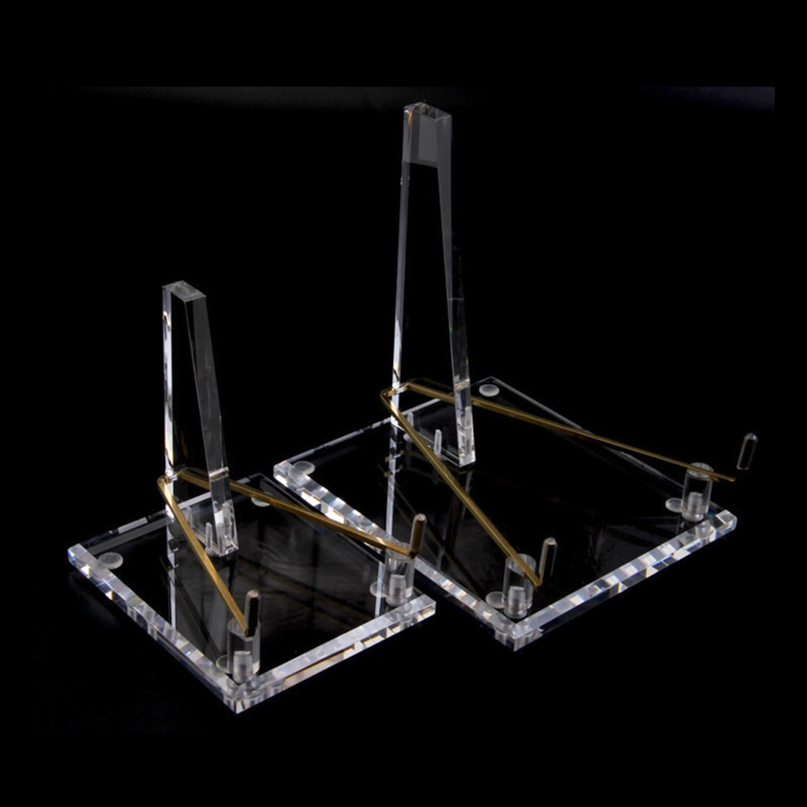 Acrylic Display Stand Geode Fossils Minerals Rocks Holder 140x160x175mm