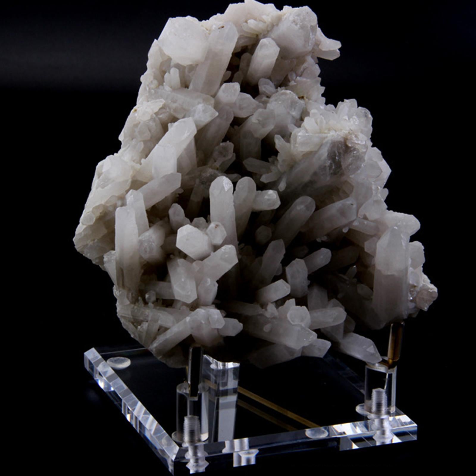 Acrylic Display Stand Geode Fossils Minerals Rocks Holder 140x160x175mm