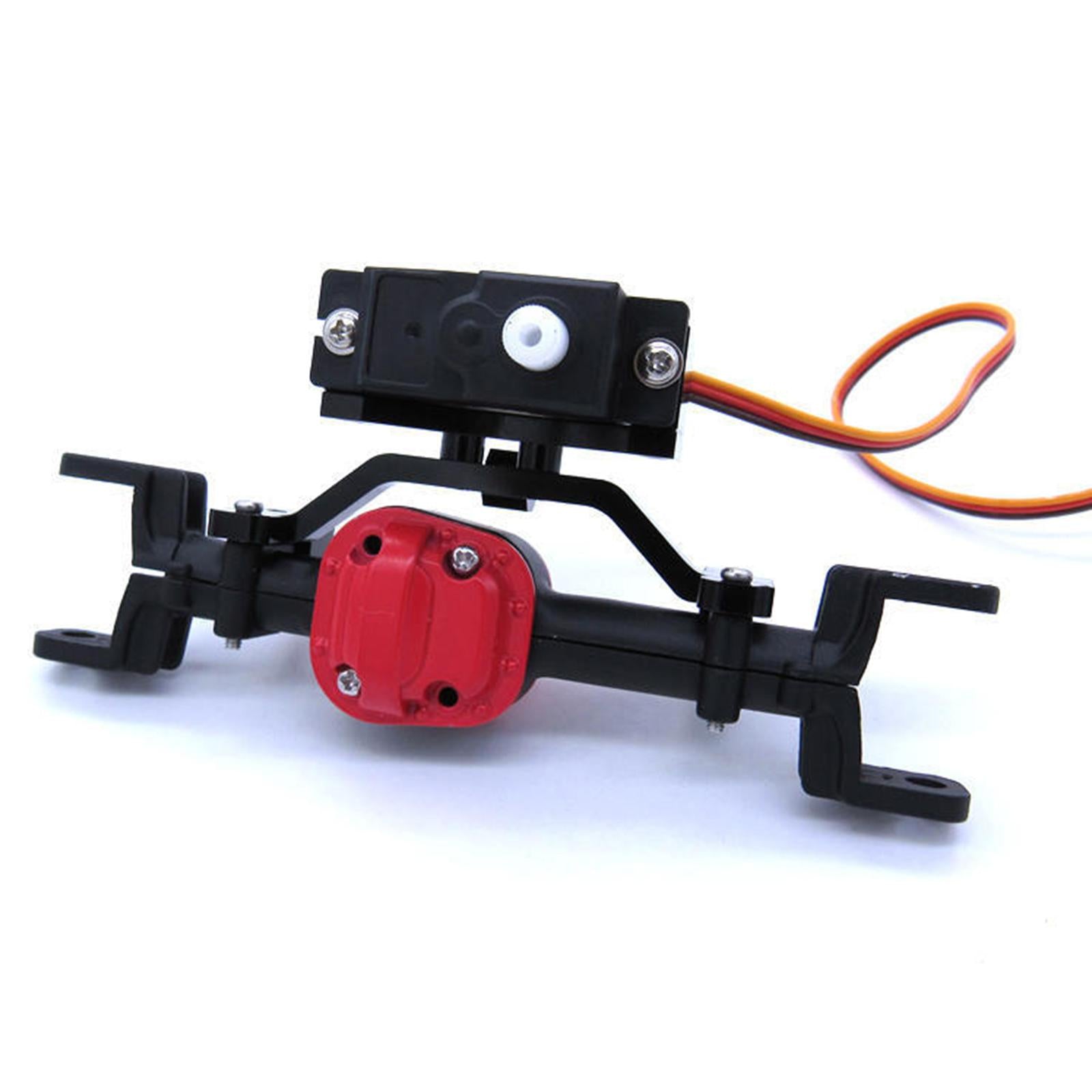 Aluminum Pull Rod Base Seat Servo Fixed Mount for MN D90 D91 D96 D99S 1/12 Silver