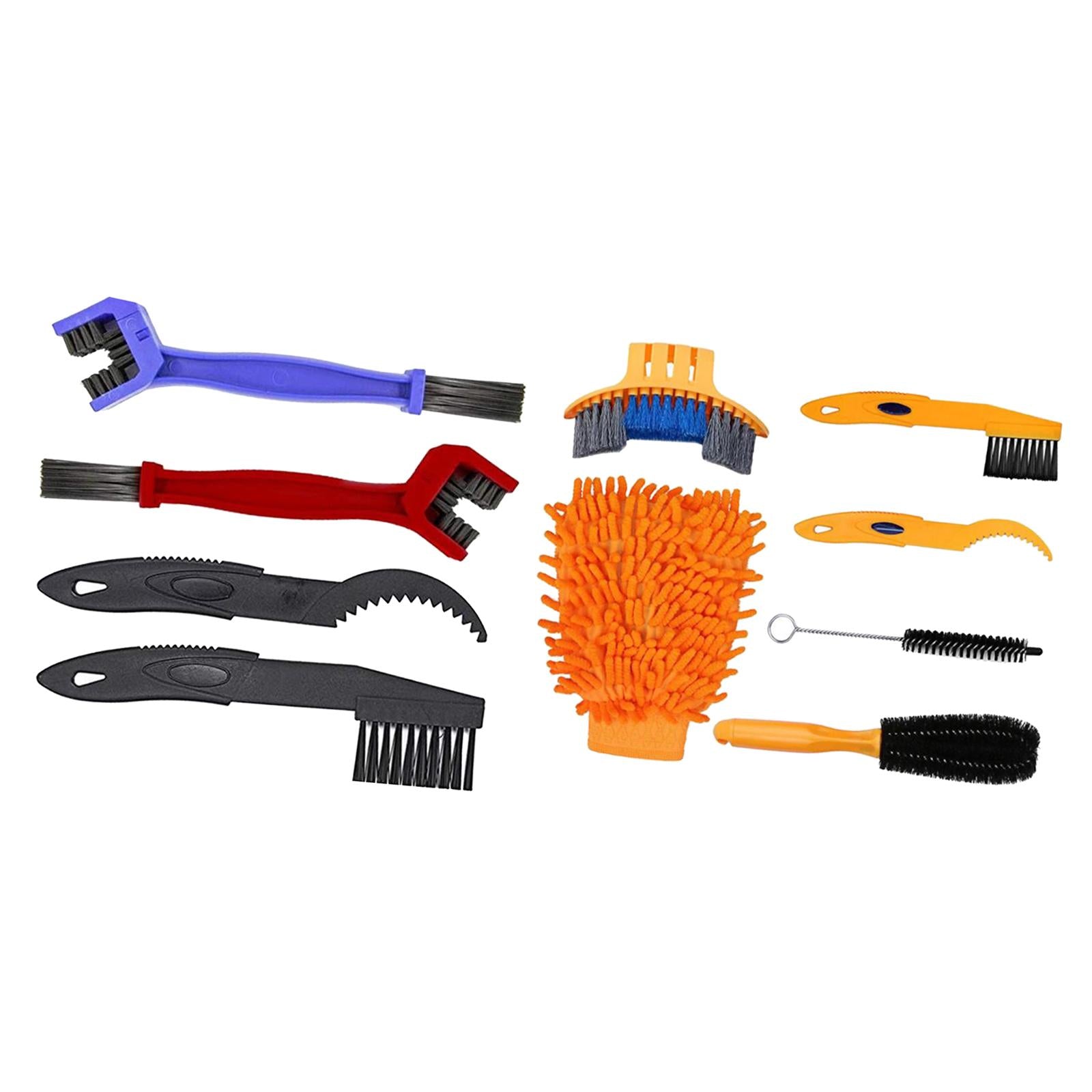Bike Chain Cleaner Maintenance Tool 6Pcs 35x25x9cm