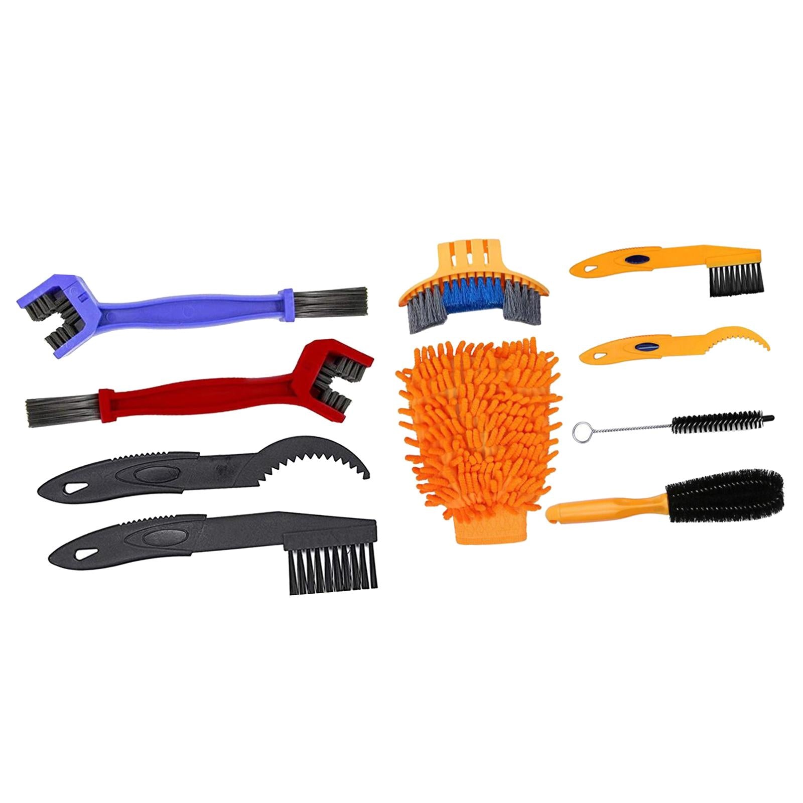 Bike Chain Cleaner Maintenance Tool 6Pcs 35x25x9cm