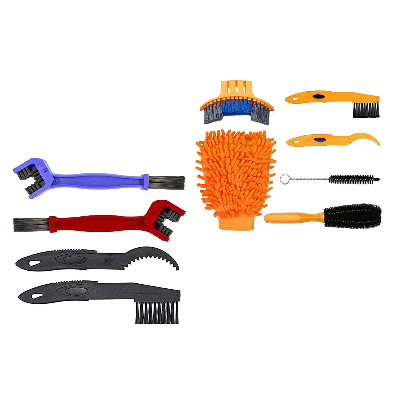 Bike Chain Cleaner Maintenance Tool 6Pcs 35x25x9cm