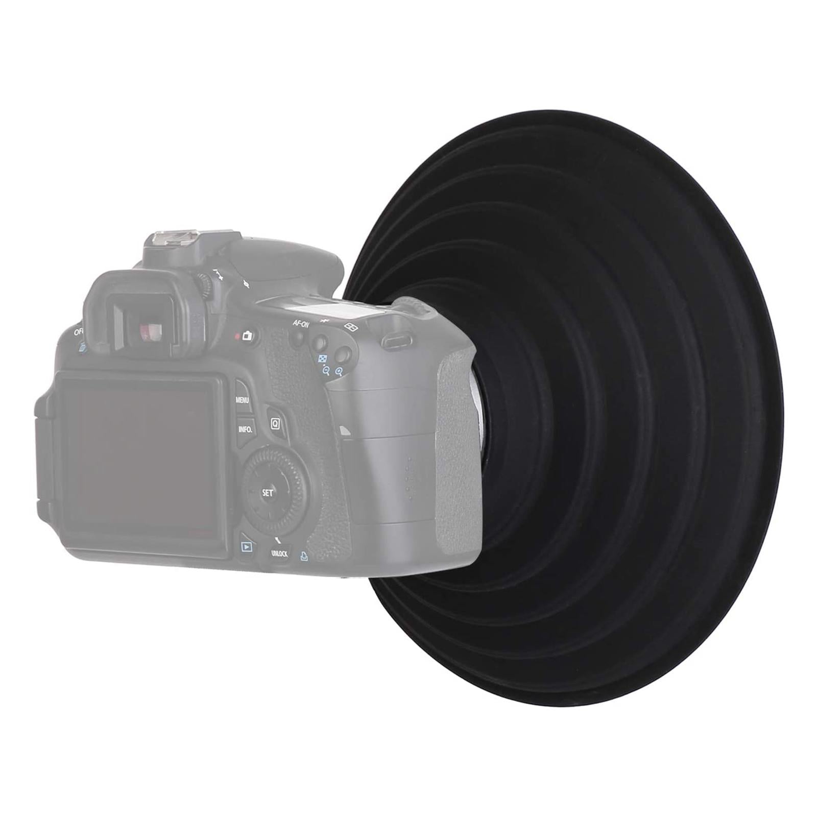 Camera Lens Hoods Sun Shade Shield Lens Protetor Lens Hoods for 50mm to 70mm