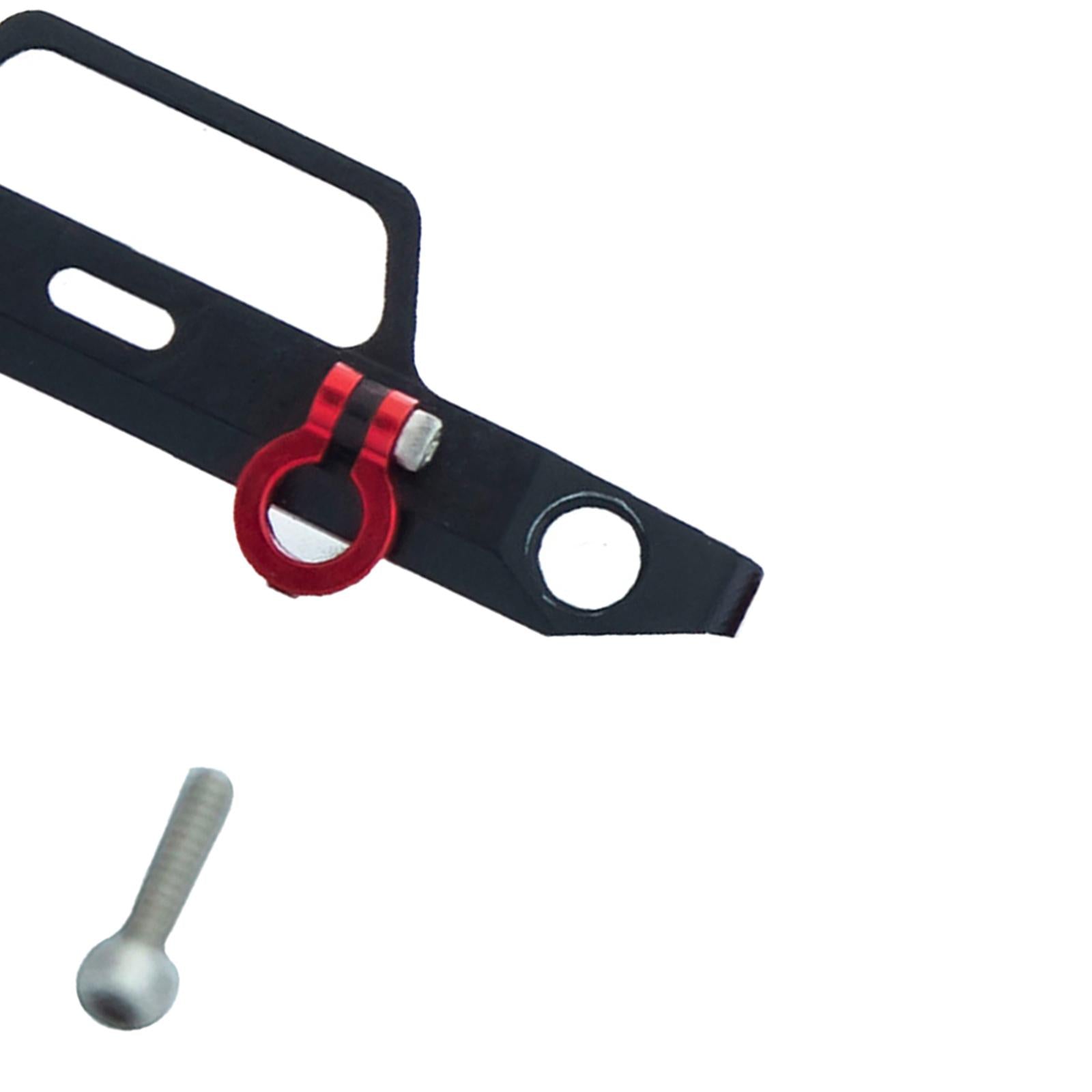 CNC RC Front Bumper w/ Shackles for Axial SCX24 90081 RC Crawler Black