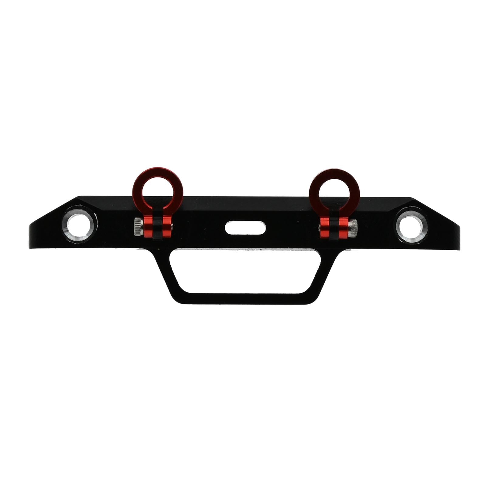 Aluminum Alloy Front Bumper for Axial SCX24 AXI90081 1/24 RC Car Black