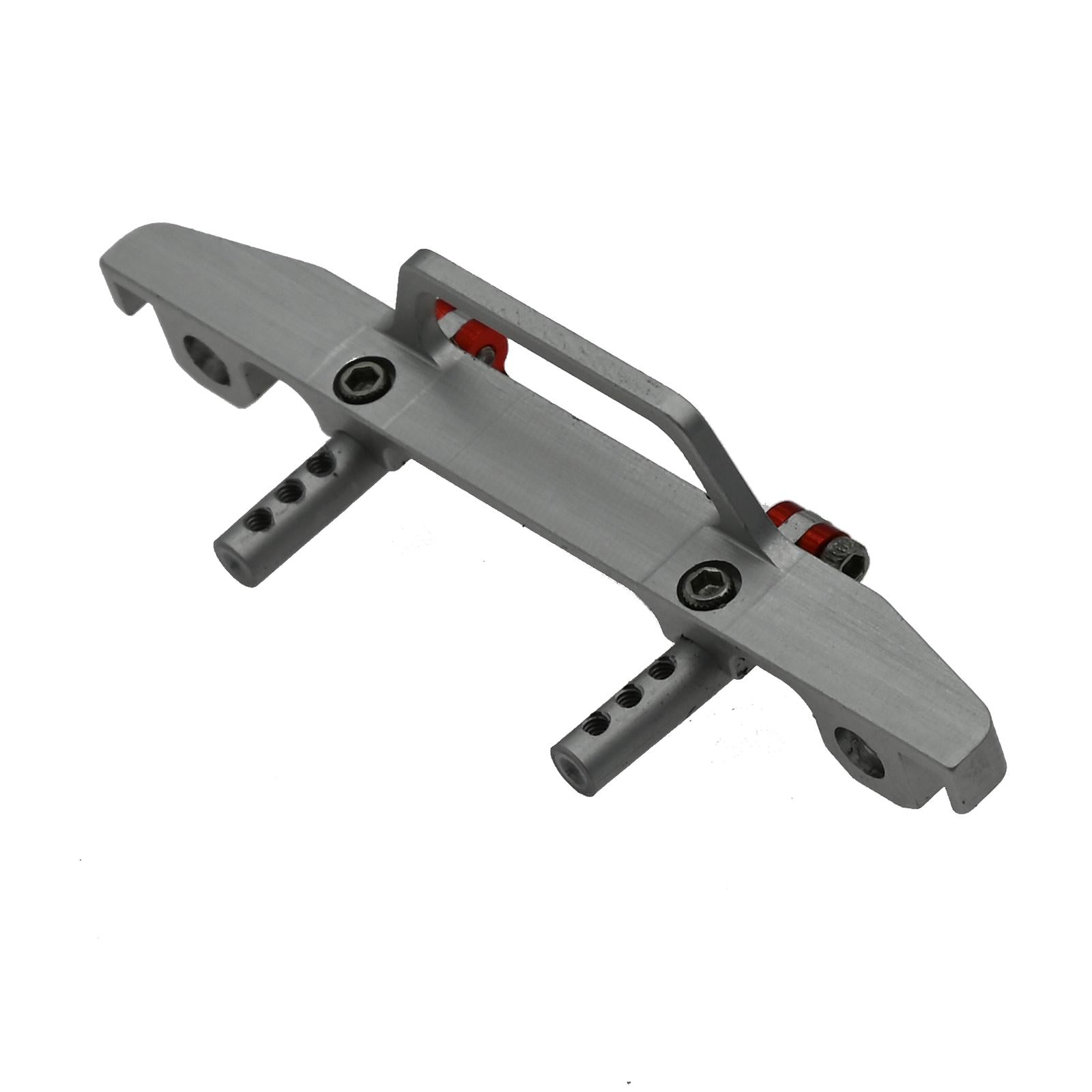 Aluminum Alloy Front Bumper for Axial SCX24 AXI90081 1/24 RC Car Silver