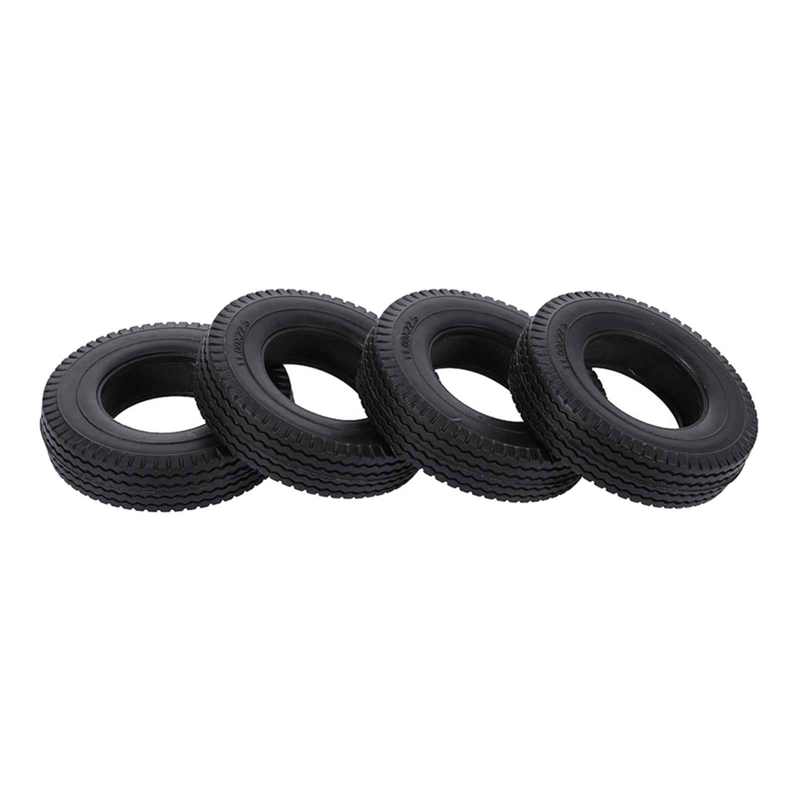 1/14 Widen 20mm Rubber Tire for Tamiya Model Crawler Buggy Trailer Tractor