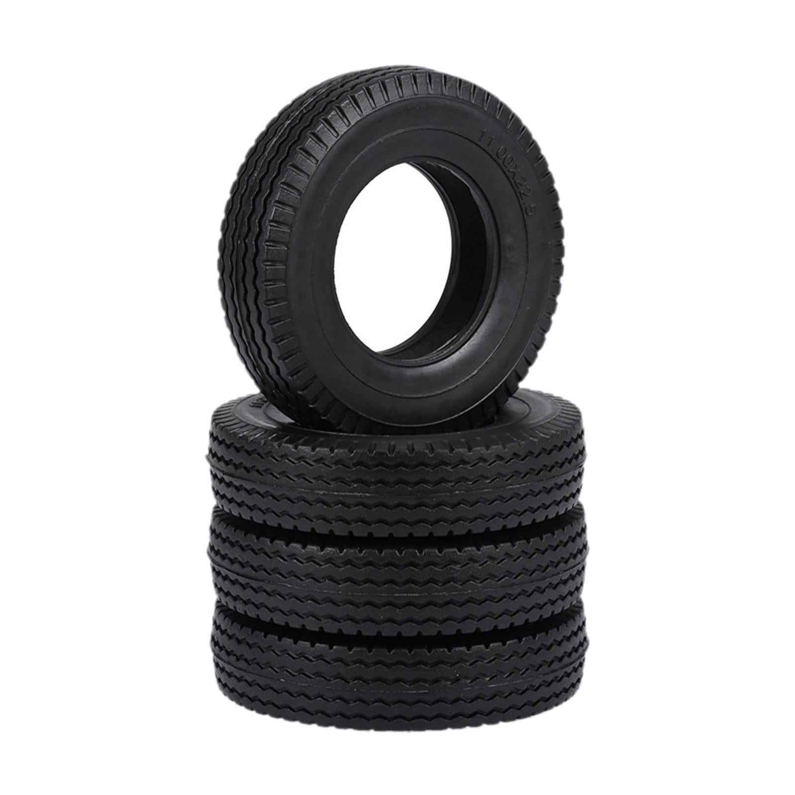 1/14 Widen 20mm Rubber Tire for Tamiya Model Crawler Buggy Trailer Tractor