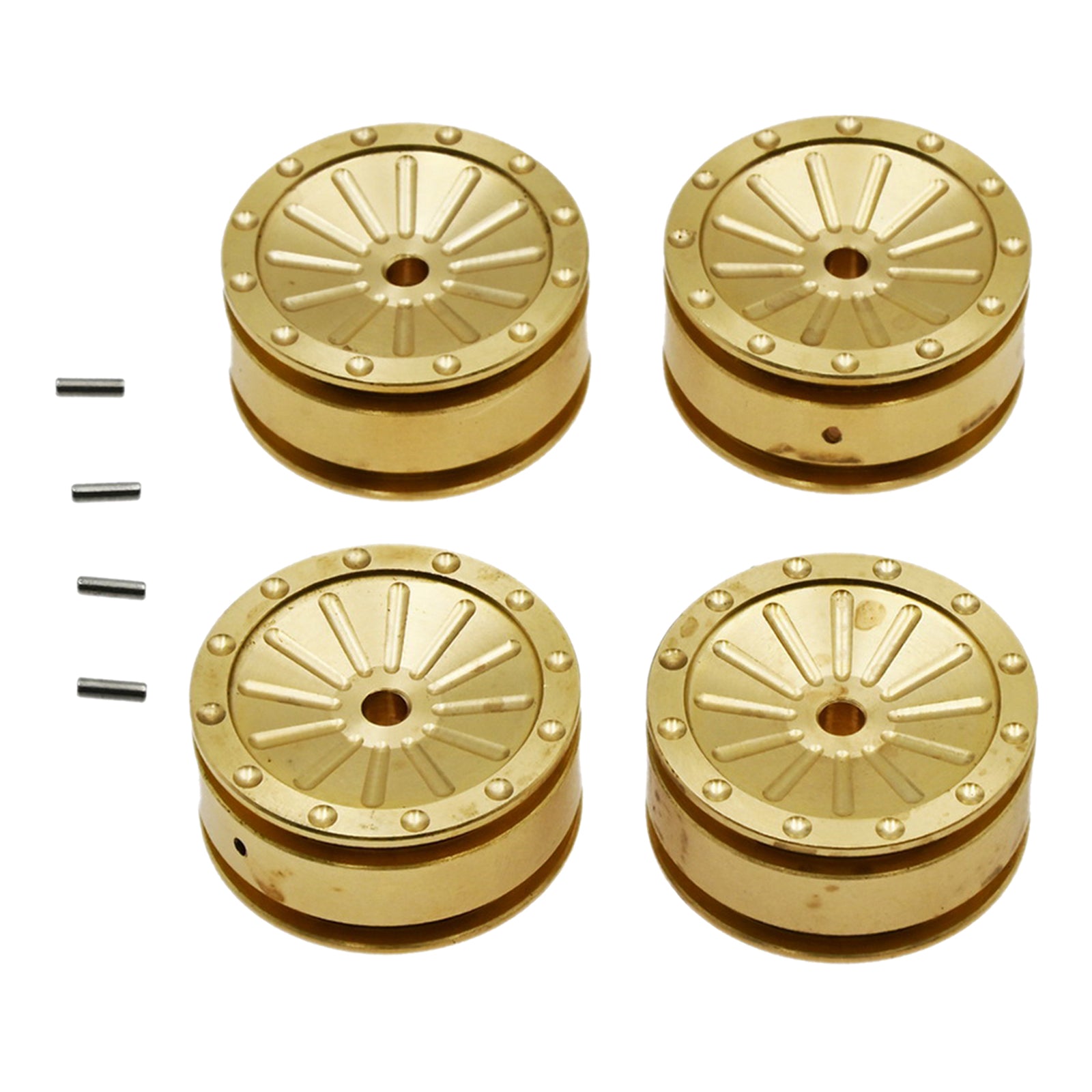 Balance Weight Brass Wheel for Axial SCX24 90081 RC Crawler Replacement 4pcs