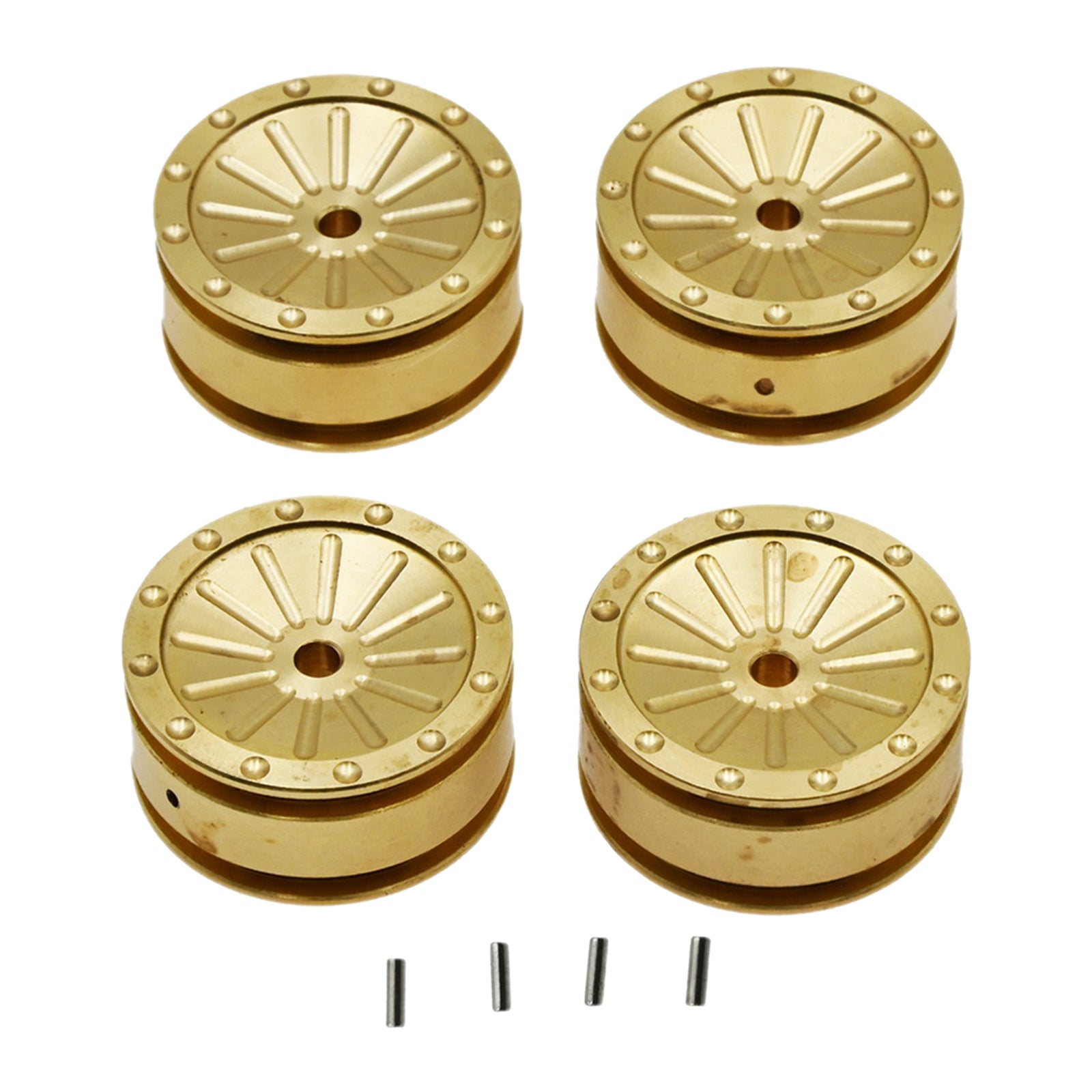Balance Weight Brass Wheel for Axial SCX24 90081 RC Crawler Replacement 4pcs