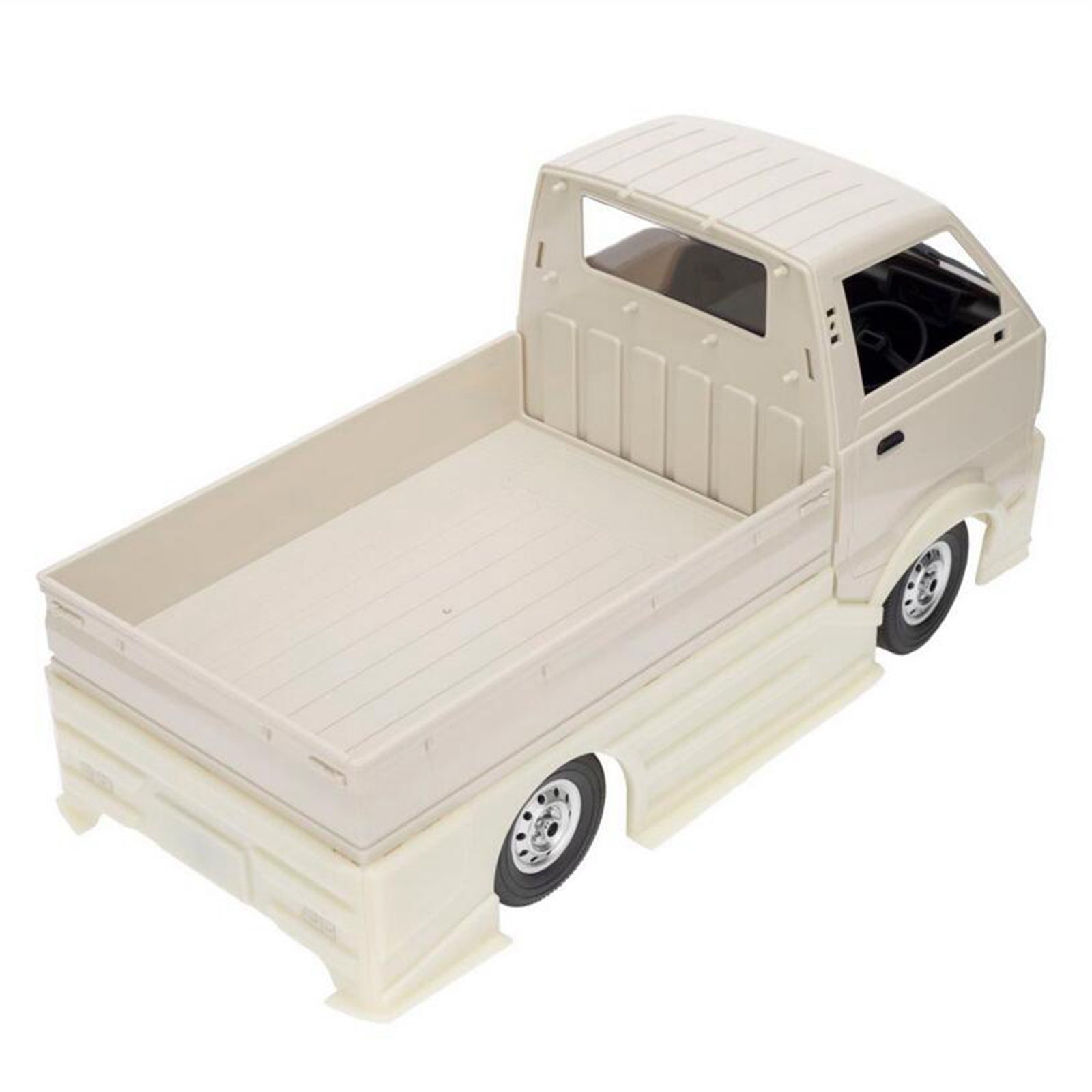 Body Encirclement Body Shell with Front Rear Light for WPL D12 1:10 RC Beige