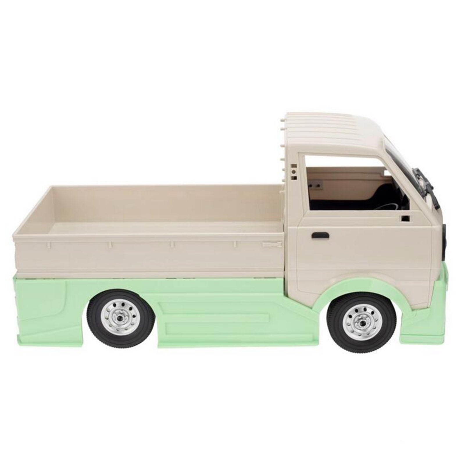 Body Encirclement Body Shell with Front Rear Light for WPL D12 1:10 RC Green