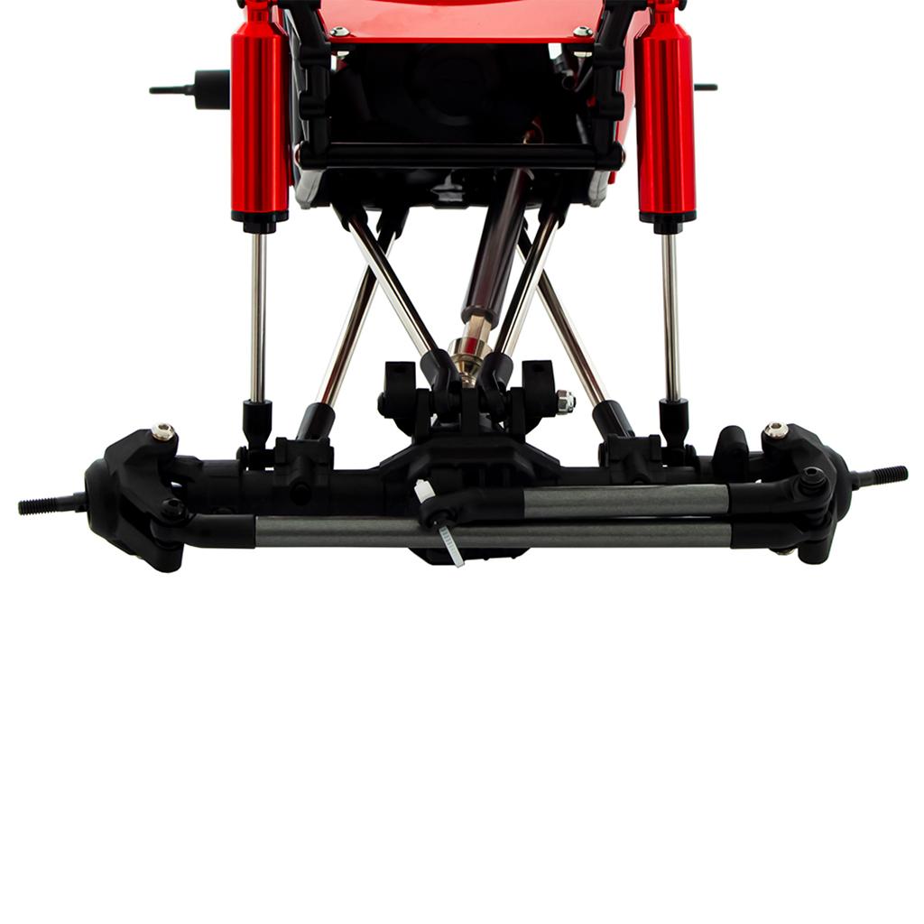 Chassis Tube Roll Cage for Axial SCX10 1/10 RC Crawler Rock Car Hobby Gifts red without wheels