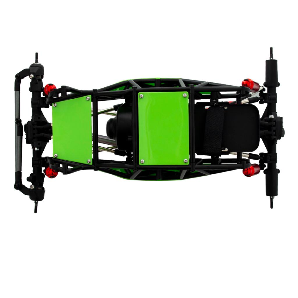 Chassis Tube Roll Cage for Axial SCX10 1/10 RC Crawler Rock Car Hobby Gifts green without wheels