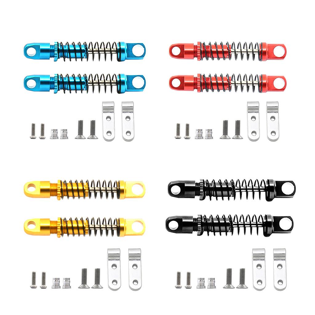 Aluminum Alloy Shock Absorber Damper Parts for WPL D12 1/10 RC Car Red