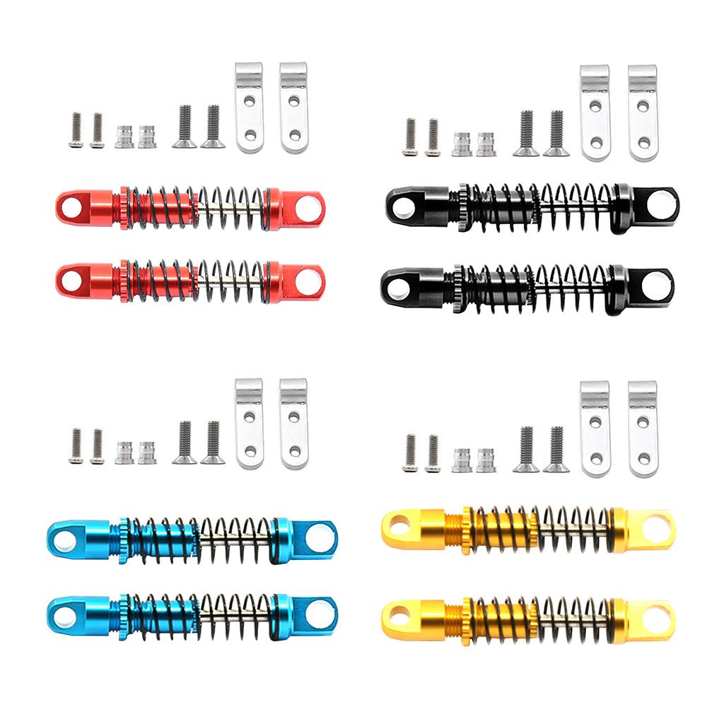Aluminum Alloy Shock Absorber Damper Parts for WPL D12 1/10 RC Car Red