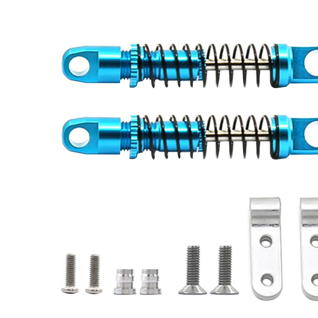 Aluminum Alloy Shock Absorber Damper Parts for WPL D12 1/10 RC Car Blue