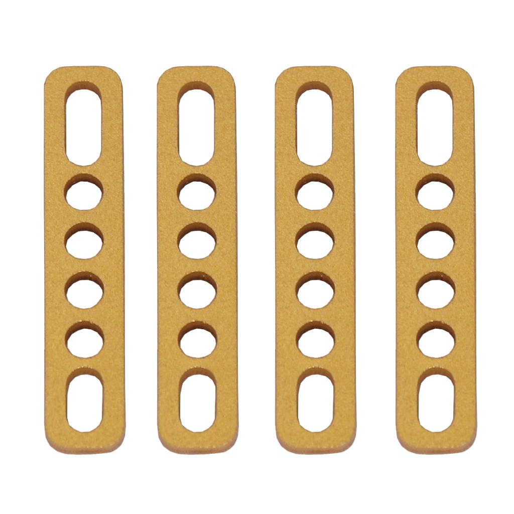 8x Metal Shock Absorber Mount for SCX10 SCX24 TRX4 TRX6 Scale RC Car Parts Gold