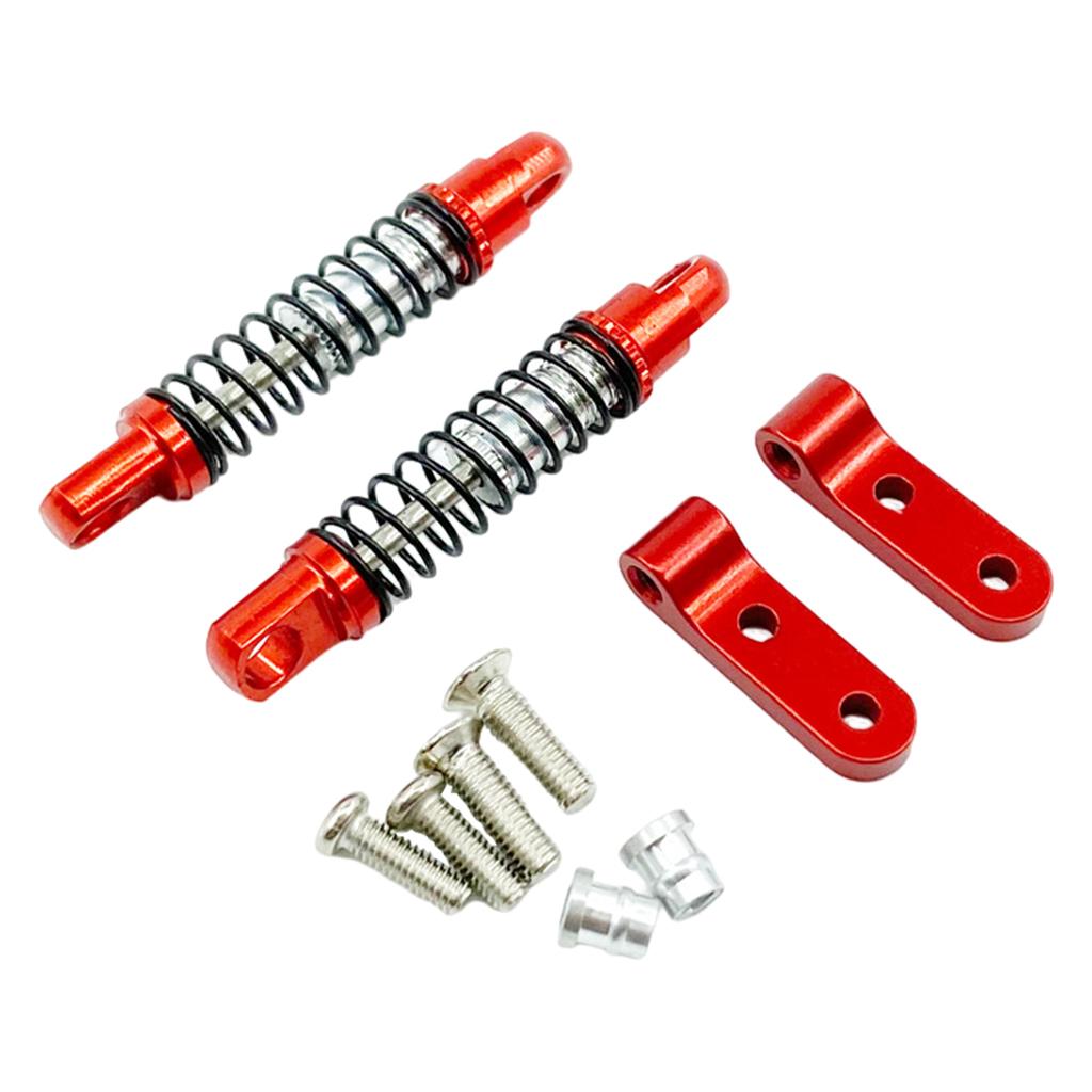 Alloy Shock Absorbers Damper Fit for WPL D12 RC Car Easy to Install Red