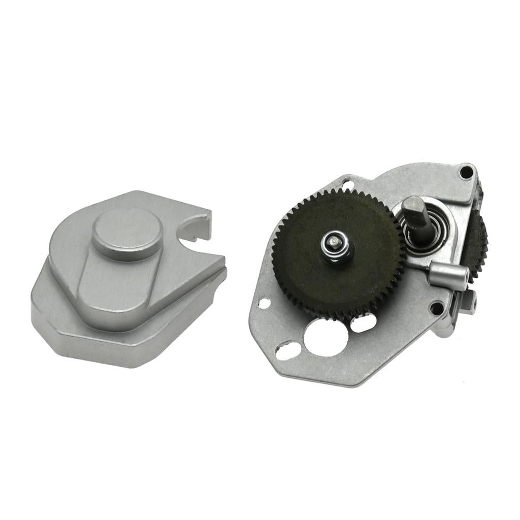 Aluminum Alloy Gear Box Replacements for 1/24 Axial SCX24 90081 Silver