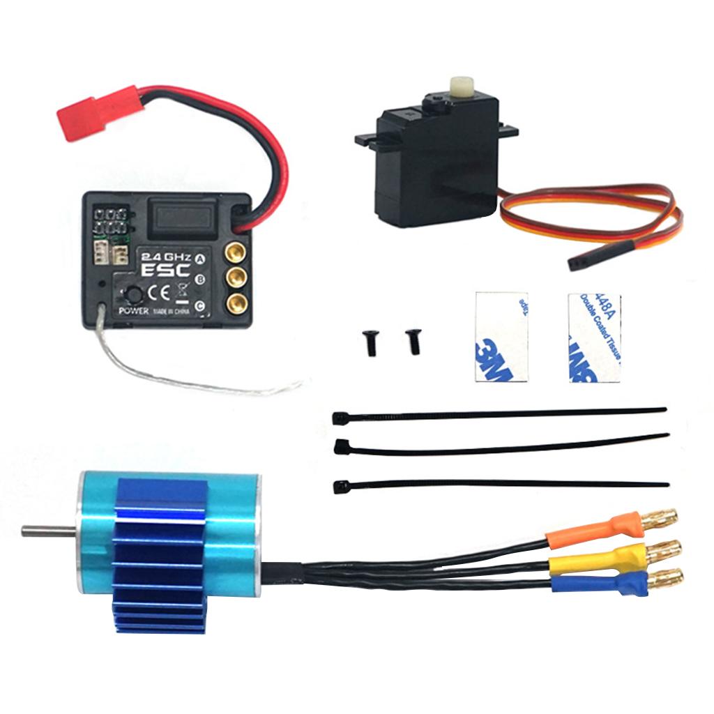 Brushless Motor with 3.4G ESC Replacement Accessory for SG1603/SG1604 RC Car