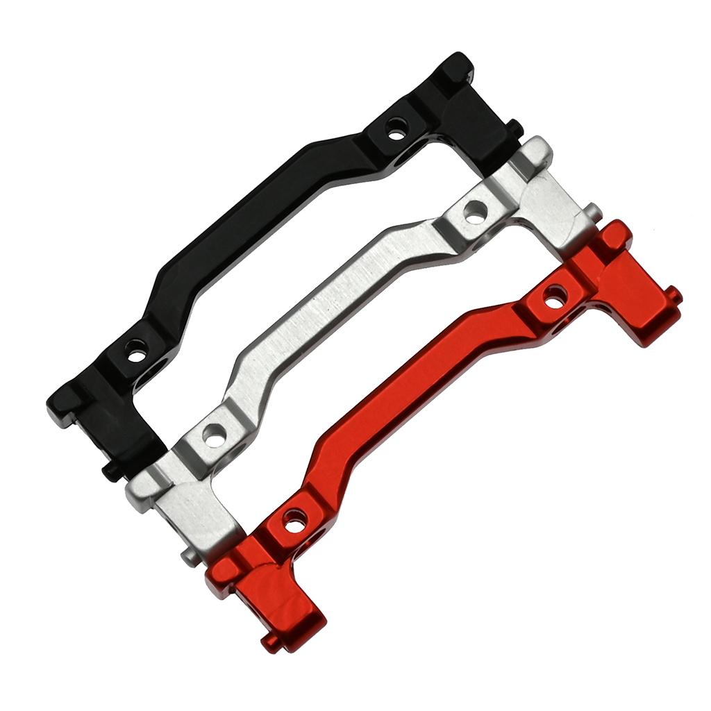 Aluminum RC Front Bumper Mount Fit for Axial SCX24 90081 1/24 RC Crawler Black