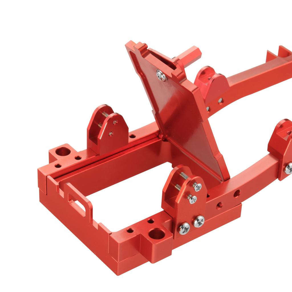 All-Metal Chassis for WPL D12 RC Truck Car Parts Modified Accessory Red
