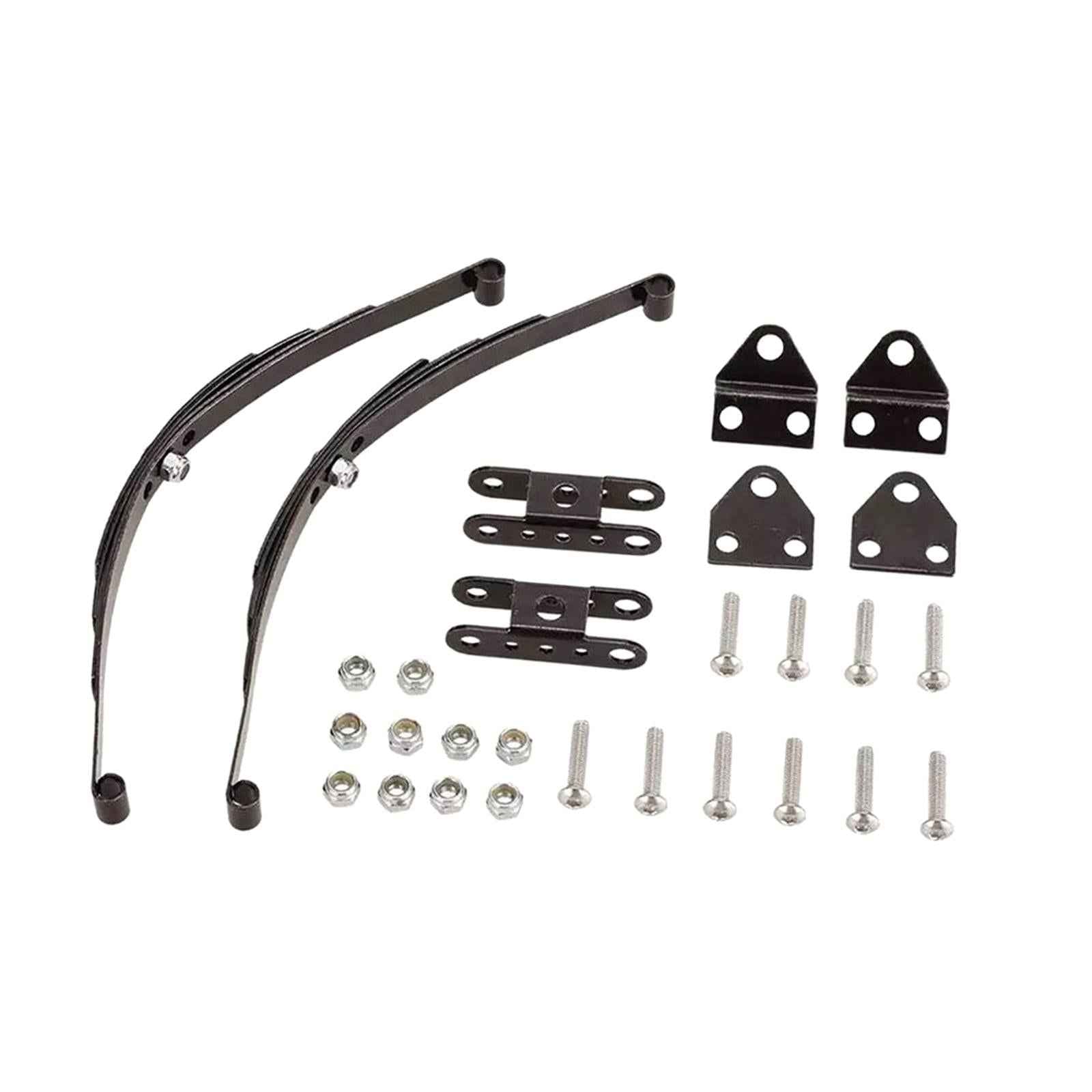 Metal Leaf Spring Suspension Bar Kit for Axial 1/10 RC Car Upgrades Parts