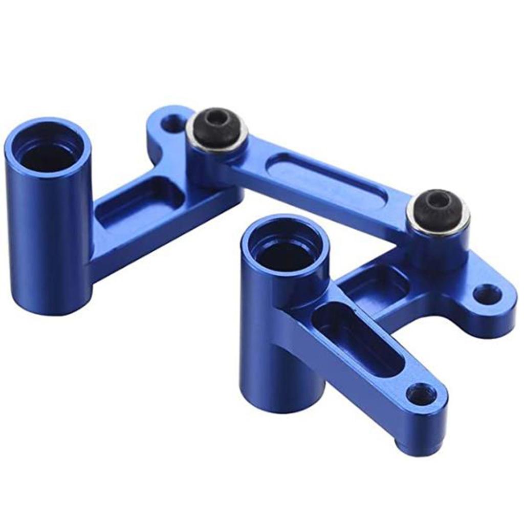 CNC Aluminium Alloy RC Steering Kits 2WD 1/10 Car Hobby Model Easy Install Blue