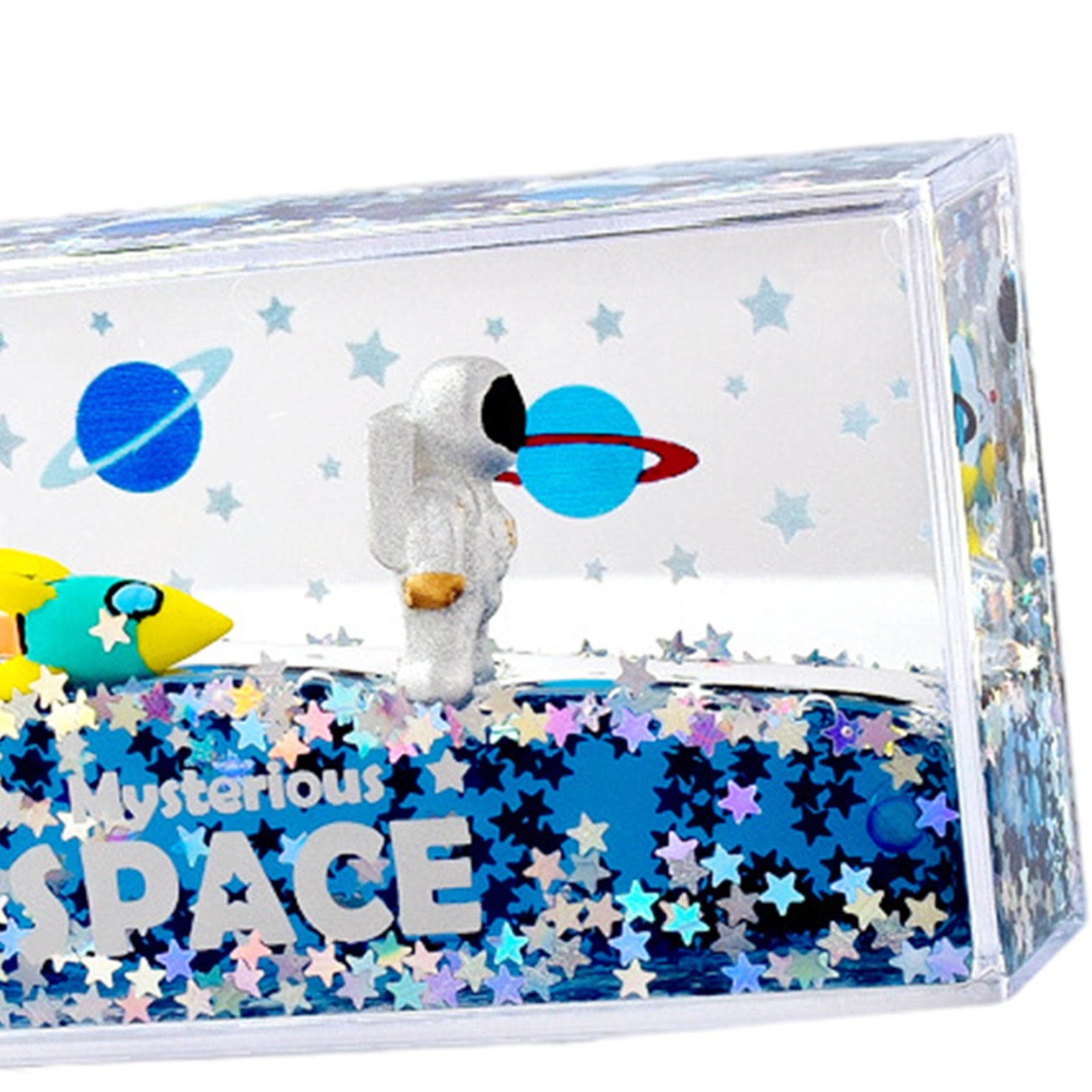 Acrylic Space Liquid Decor Relieve Stress Dynamic Sequins Birthday Gifts Silver
