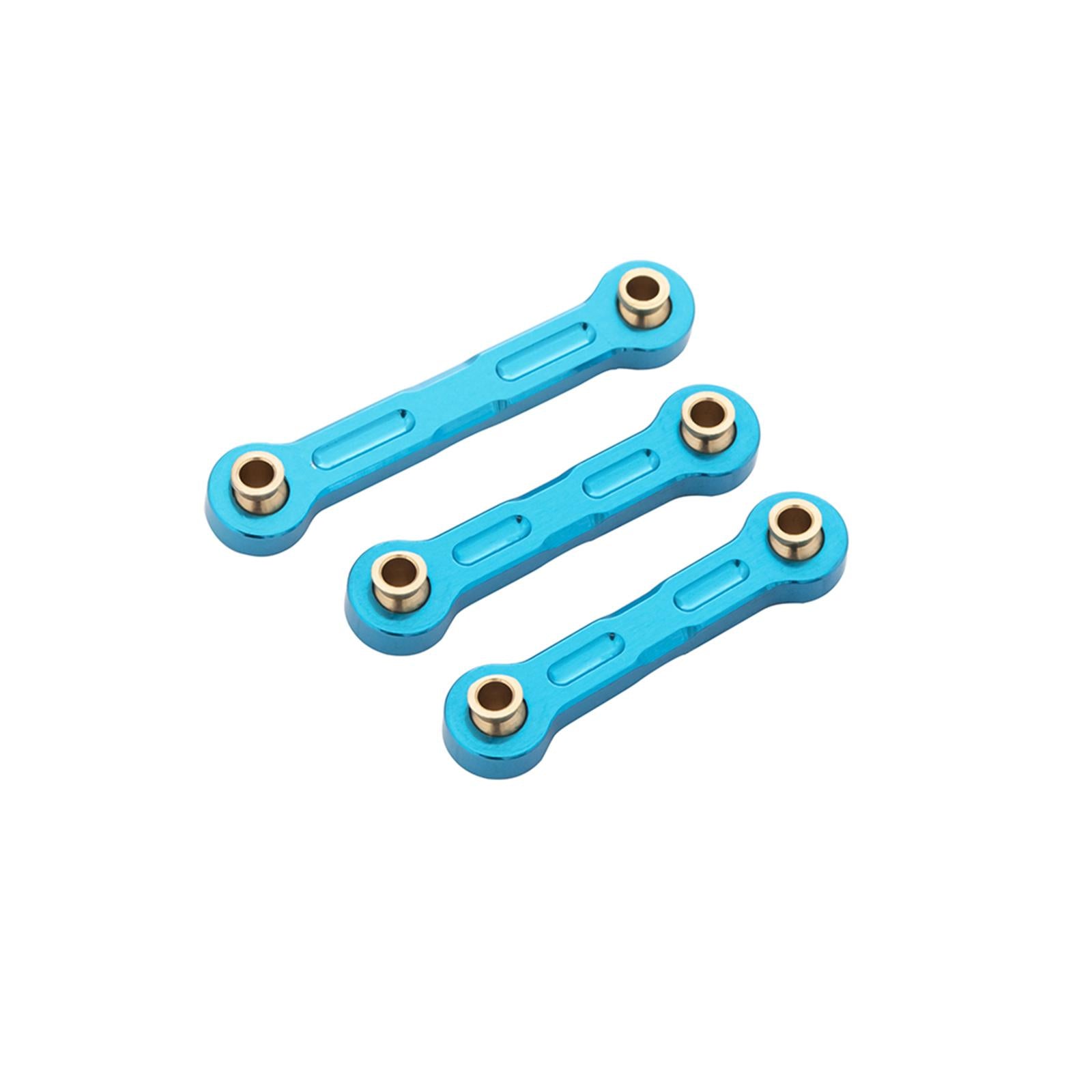 CNC Steering Linkages Fit for Tamiya TT02 TT-02 TT02D TT-02D RC Car Blue