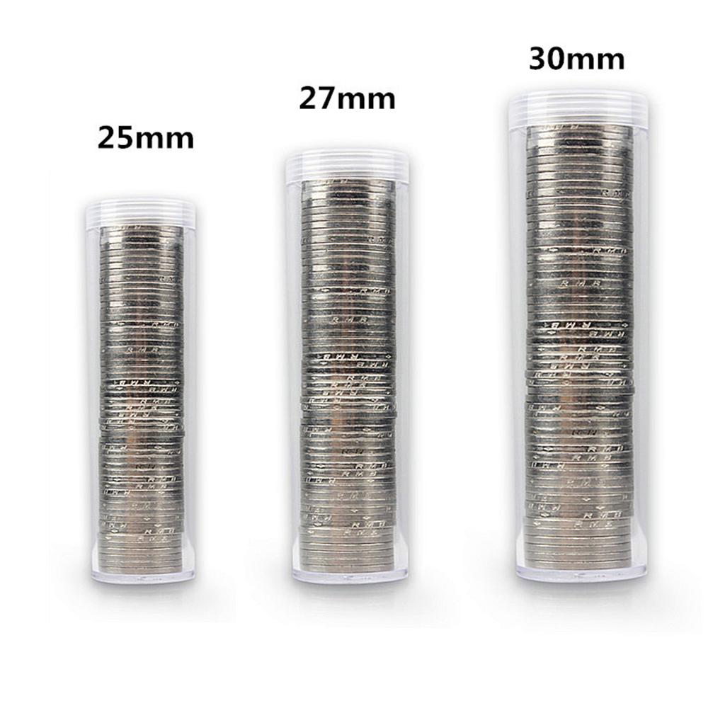 Coins Wooden Case Display Box Collection Coin Capsules Storage Holders