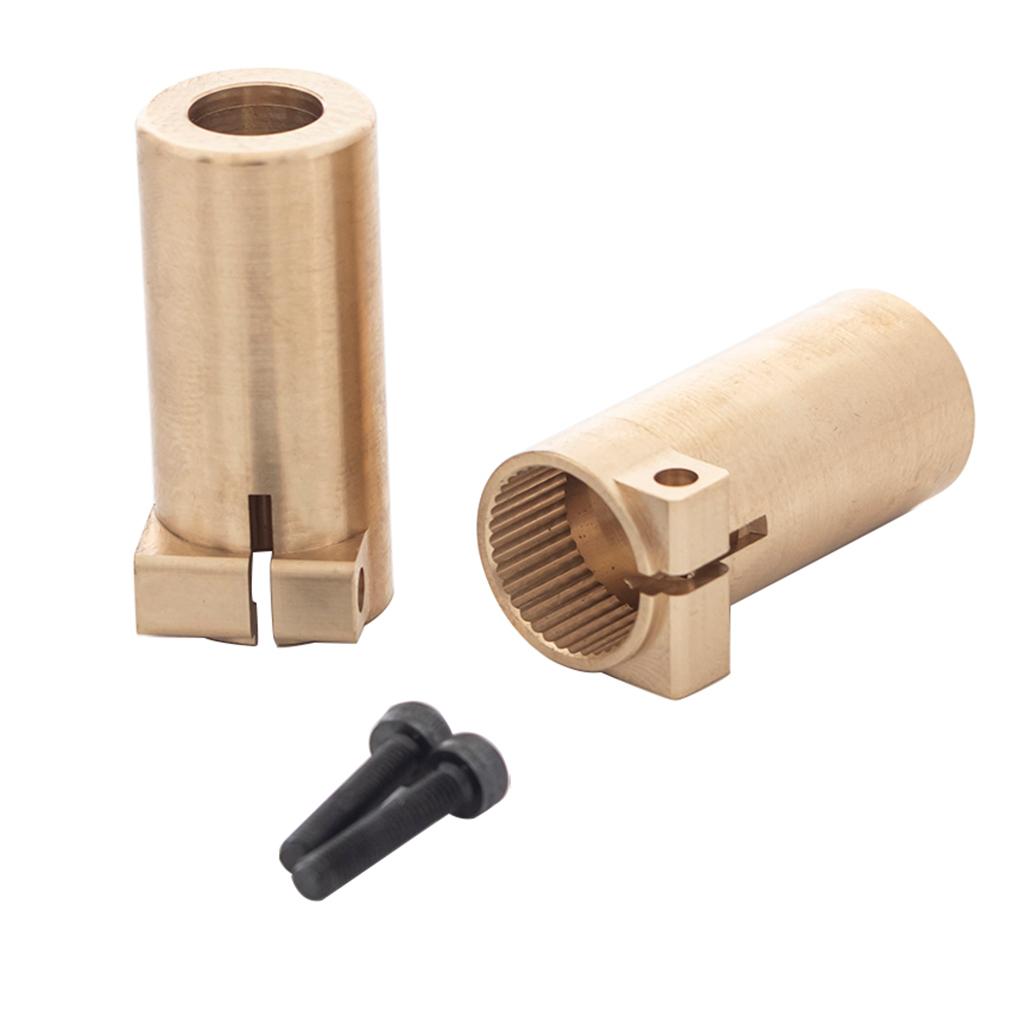 Brass Rear Axle Adapter for Axial SCX10 II 90046 1/10 RC Car