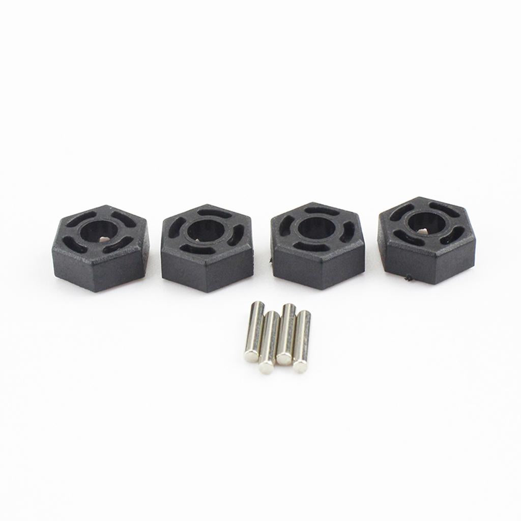 4x4pcs Hex Wheel Hubs for WLtoys 104001 Vehicles Crawler Trucks DIY Accs Parts